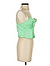 Zara 100% Polyester Green Sleeveless Blouse Size S - photo 4