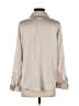 Mint Velvet 100% Polyester Metallic Silver Long Sleeve Blouse Size M - photo 2