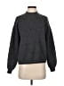 Grey Collective Polka Dots Gray Turtleneck Sweater Size S - photo 1