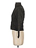 A.L.C. Metallic Gray Black Turtleneck Sweater Size S - photo 5