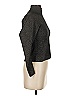 A.L.C. Metallic Gray Black Turtleneck Sweater Size S - photo 4
