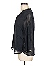 Zara Basic Black 3/4 Sleeve Blouse Size L - photo 5