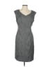 Classiques Entier Chevron-herringbone Gray Casual Dress Size 10 - photo 1
