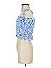 Lost + Wander 100% Rayon Blue Sleeveless Blouse Size XS - photo 5