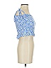 Lost + Wander 100% Rayon Blue Sleeveless Blouse Size XS - photo 4