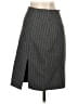 H&M Stripes Gray Formal Skirt Size 2 - photo 2