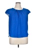 Meraki 100% Polyester Blue Short Sleeve Blouse Size XL - photo 1