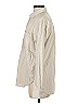 Unsubscribed Chevron-herringbone Ivory Long Sleeve Button-Down Shirt Size XS - photo 5