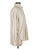 Unsubscribed Chevron-herringbone Ivory Long Sleeve Button-Down Shirt Size XS - photo 4
