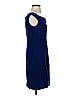 St. John Solid Blue Casual Dress Size 2 - photo 4