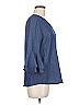 Naif Blue 3/4 Sleeve Blouse Size M - photo 4