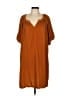 Old Navy 100% Polyester Solid Brown Casual Dress Size L - photo 1