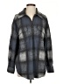 Z Supply Plaid Blue Fleece Size S - photo 1