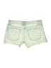 Zara Green Denim Shorts Size 6 - photo 2