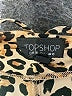 Topshop 100% Polyester Animal Print Brown Jumpsuit Size UK 10 / US 6 - photo 4