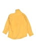 American Exchange Solid Yellow Long Sleeve Button-Down Shirt Size 6 - photo 2