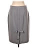Moda International Solid Gray Formal Skirt Size 10 - photo 2