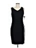 Chaps 100% Polyester Black Cocktail Dress Size M - photo 1