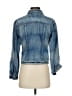 Express 100% Cotton Blue Denim Jacket Size S - photo 2