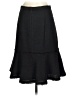 J.Crew Chevron-herringbone Black Wool Skirt Size 4 - photo 2