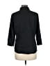 Target 100% Cotton Tweed Black 3/4 Sleeve Button-Down Shirt Size M - photo 2