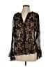 Rachel Roy Collection 100% Polyester Black Long Sleeve Blouse Size S - photo 1