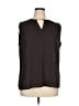 Beacon 100% Polyester Brown Sleeveless Blouse Size 1X - photo 1