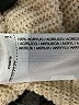 MNG 100% Acrylic Ivory Pullover Sweater Size M - photo 8