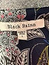 Black Rainn 100% Polyester Paisley Gray Long Sleeve Blouse Size L - photo 7