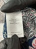 Black Rainn 100% Polyester Paisley Gray Long Sleeve Blouse Size L - photo 8
