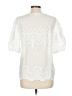 Kindred Ivory Short Sleeve Blouse Size M - photo 2