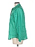 Chico's Green Long Sleeve Button-Down Shirt Size Med (1) - photo 5