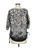 Sioni 100% Polyester Gray 3/4 Sleeve Blouse Size M - photo 2