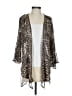 Saints & Hearts 100% Polyester Brown Kimono Size S - photo 1