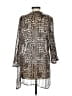 Saints & Hearts 100% Polyester Brown Kimono Size S - photo 2