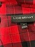 Lane Bryant Plaid Red Long Sleeve Button-Down Shirt Size 16 - photo 7