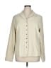 Talbots 100% Polyester Solid Ivory Long Sleeve Blouse Size XL - photo 1