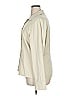 Talbots 100% Polyester Solid Ivory Long Sleeve Blouse Size XL - photo 5