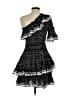 Love Sam 100% Viscose Polka Dots Black Cocktail Dress Size XS - photo 2