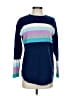 T by Talbots Color Block Blue Pullover Sweater Size S - photo 1