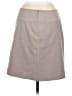 Caslon Solid Gray Casual Skirt Size 6 - photo 2