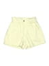 Zara Solid Yellow Shorts Size 2 - photo 1