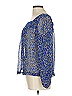 Mimi Chica 100% Polyester Blue Long Sleeve Blouse Size L - photo 5