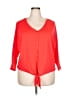 Jaclyn Smith Orange 3/4 Sleeve Blouse Size XXL - photo 1