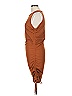 BTFBM Solid Brown Casual Dress Size L - photo 5