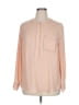 Lane Bryant 100% Polyester Pink Long Sleeve Blouse Size 14 - 16 Plus - photo 1