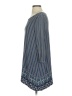Max Studio Blue 3/4 Sleeve Top Size S - photo 5