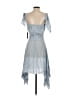VERTIGO 100% Rayon Gray Cocktail Dress Size XS - photo 2
