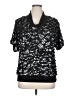 Assorted Brands Black Short Sleeve Blouse Size XL - photo 1