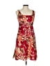 Evan Picone 100% Cotton Tropical Red Cocktail Dress Size 12 (petite) - photo 1